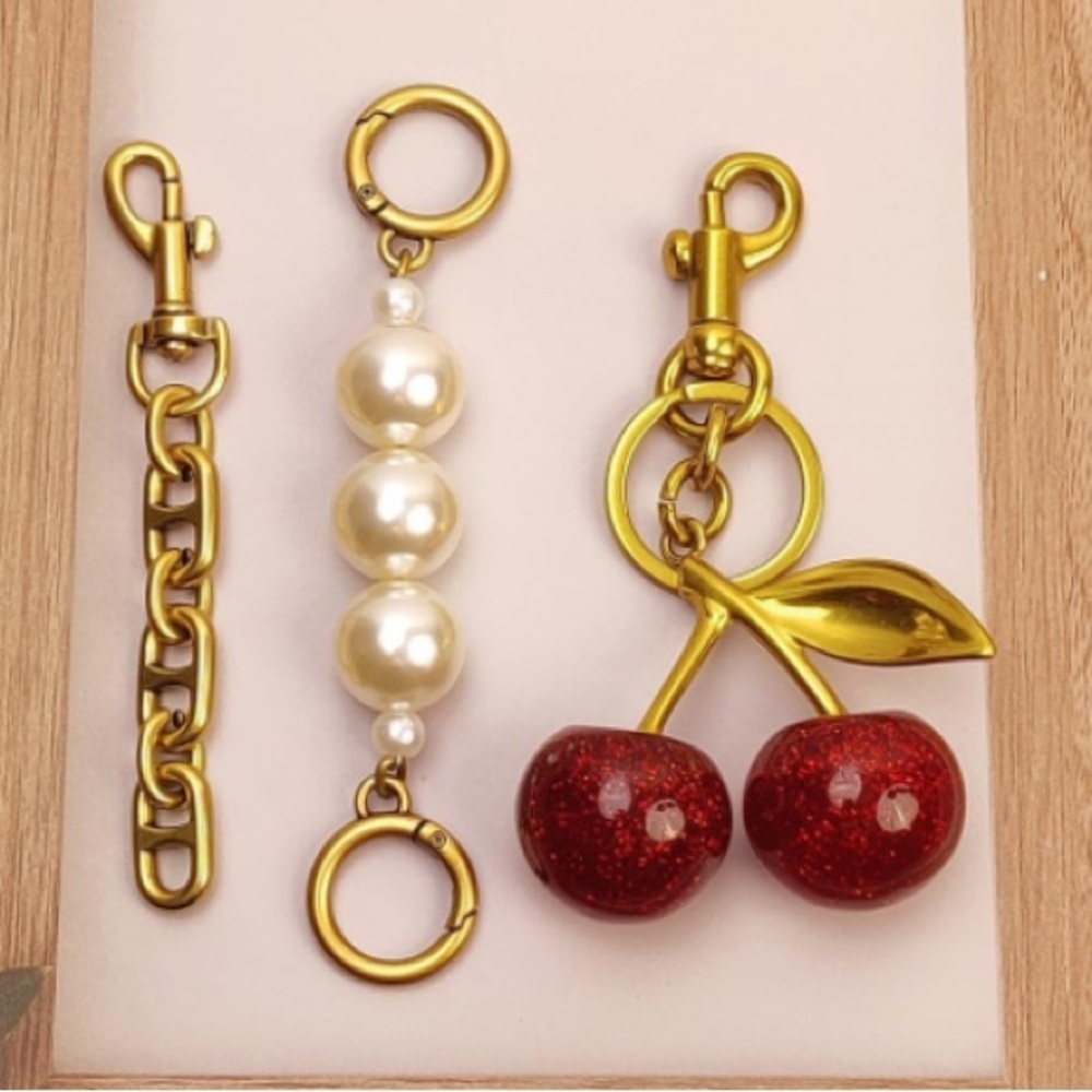 3 Piece Bag Charm Set - Picture 2 of 2